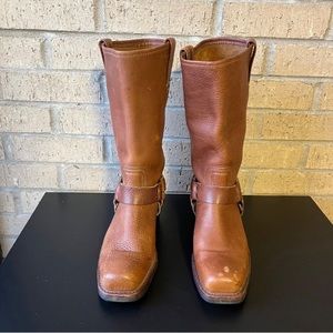 Frye harness boots